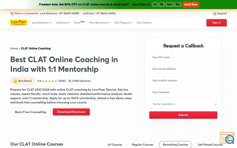 Screenshot of Law Prep Tutorial