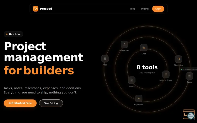 Screenshot of Proseed