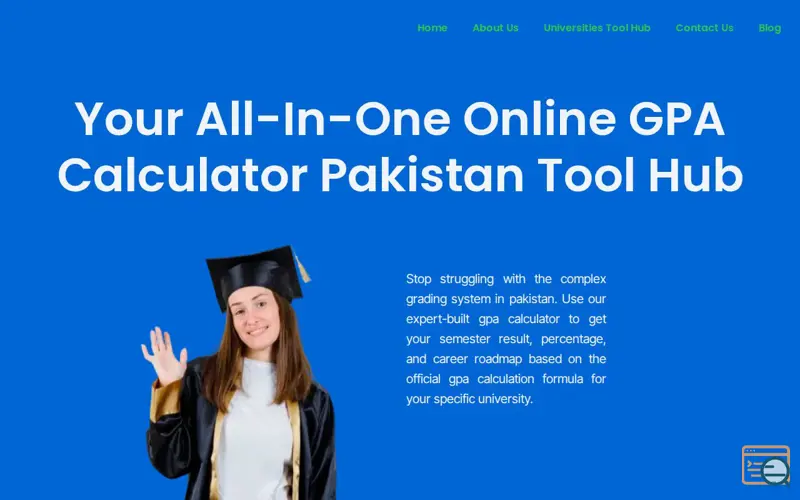 Screenshot of Pak Student Calc