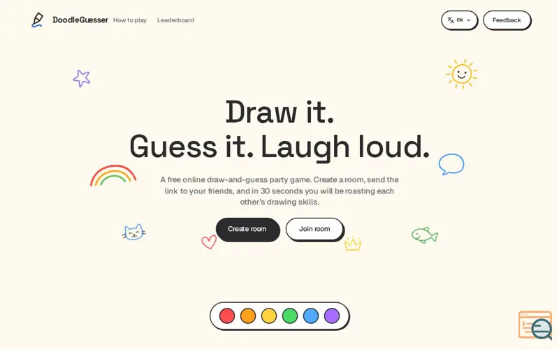 Screenshot of DoodleGuesser