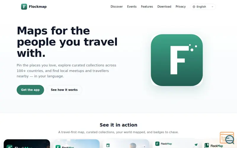 Screenshot of Flockmap