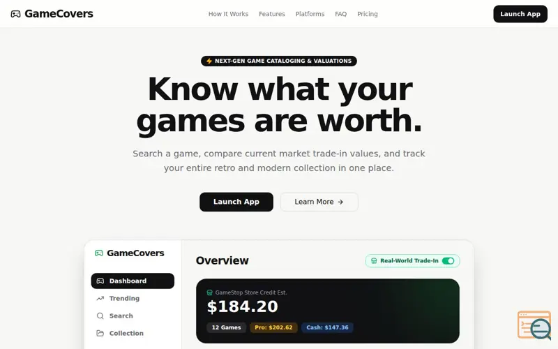 Screenshot of GameCovers.app