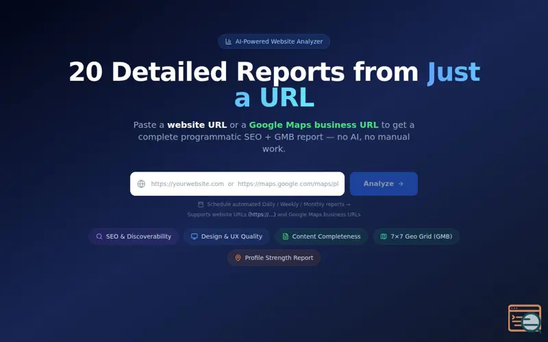 Screenshot of SEO Tracker (Not AI)