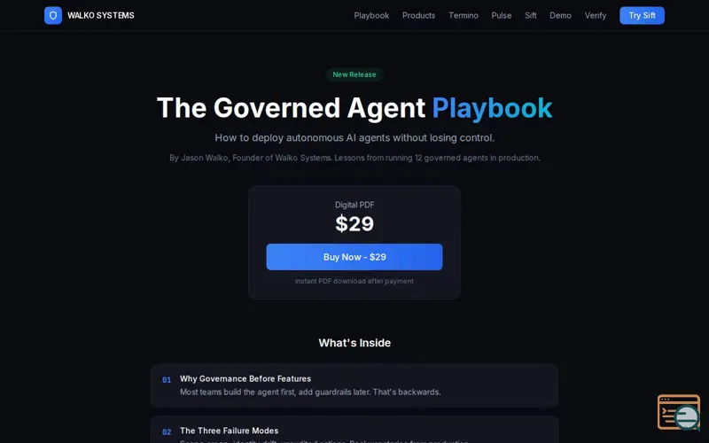 Screenshot of Walko Systems