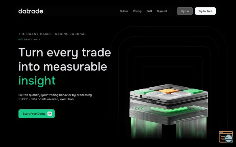 Screenshot of Datrade