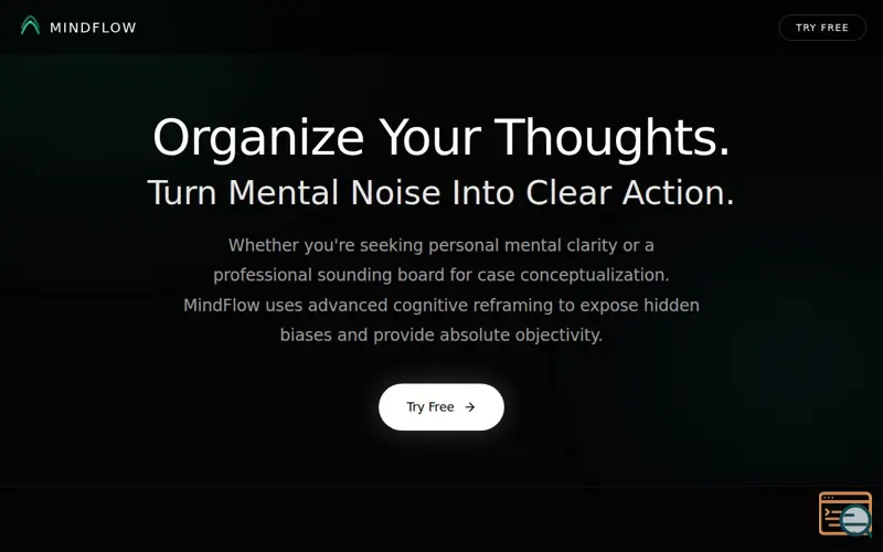 Screenshot of MindFlow