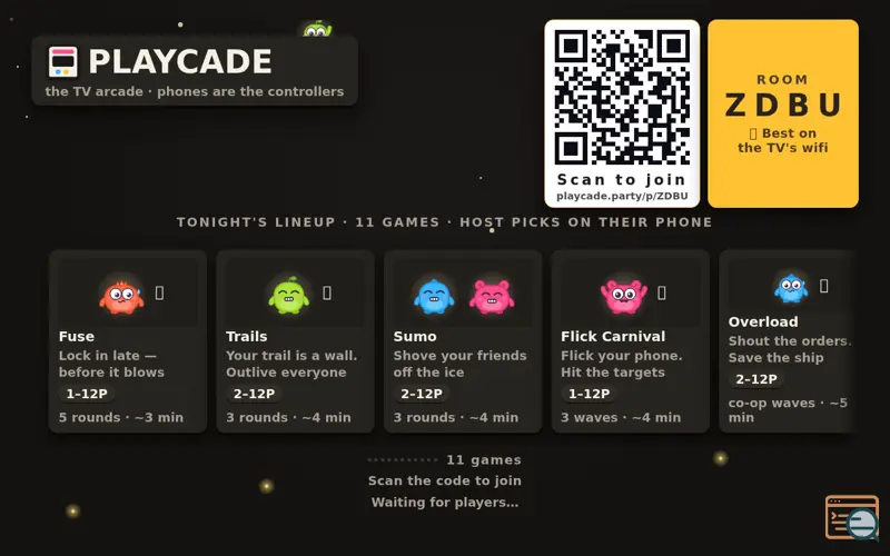 Screenshot of Playcade
