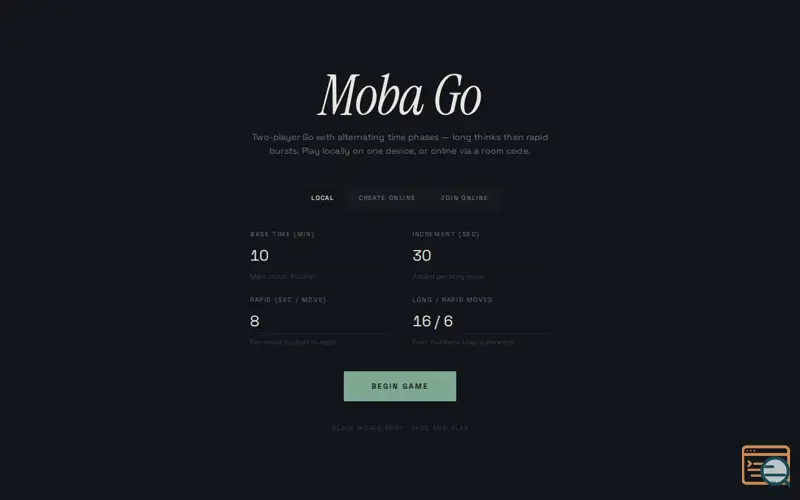 Screenshot of Moba Go