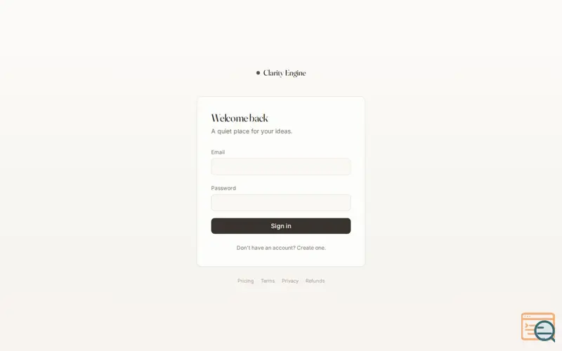 Screenshot of Clarity Engine