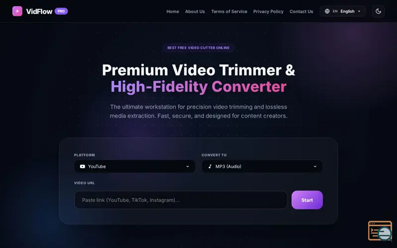 Screenshot of VidFlow Pro