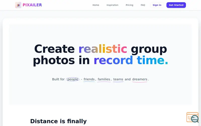 Screenshot of Pixailer