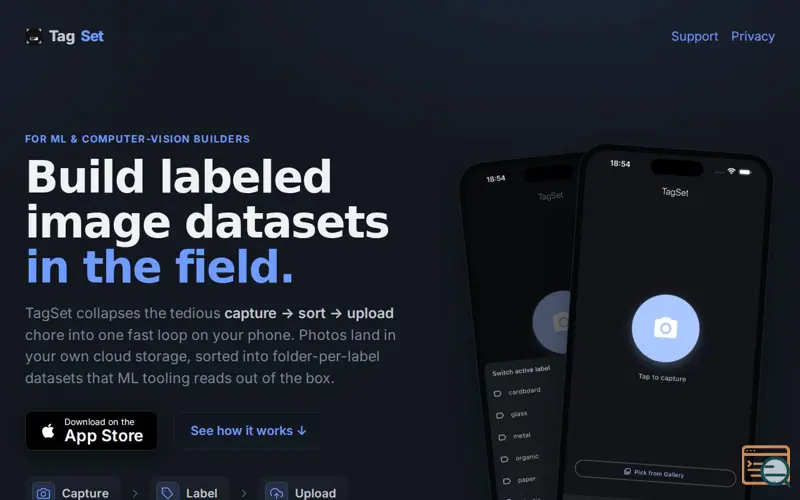 Screenshot of TagSet