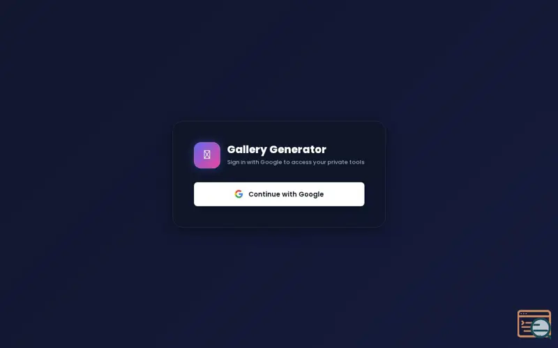 Screenshot of Selection gallery generater 
