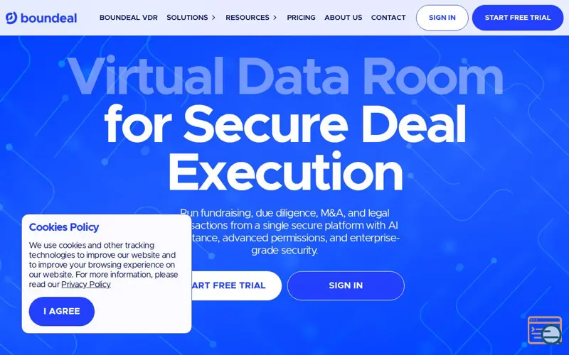 Screenshot of Boundeal VDR