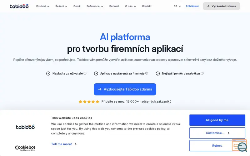 Screenshot of Tabidoo