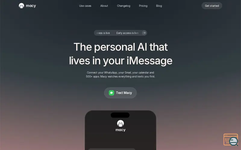 Screenshot of Macy