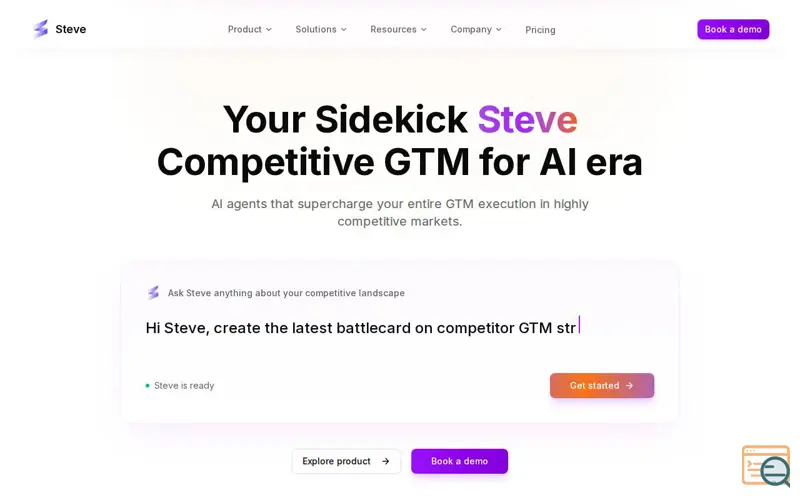 Screenshot of Steve, a launch using CompAI