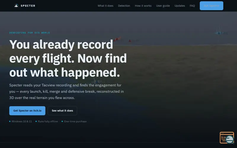 Screenshot of Specter