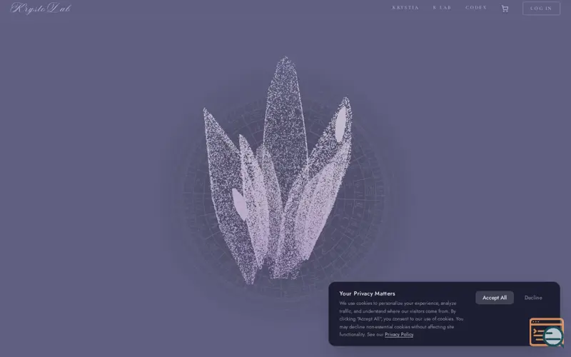 Screenshot of KrystoLab