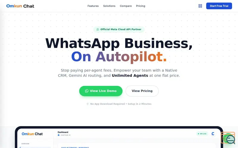 Screenshot of Omkun Chat