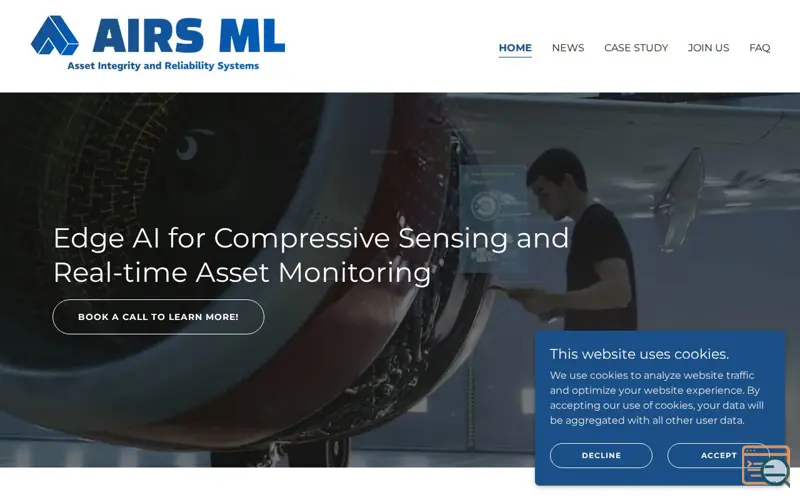 Screenshot of AIRS ML