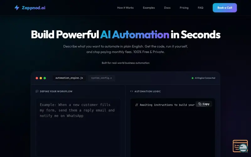 Screenshot of Zappnod