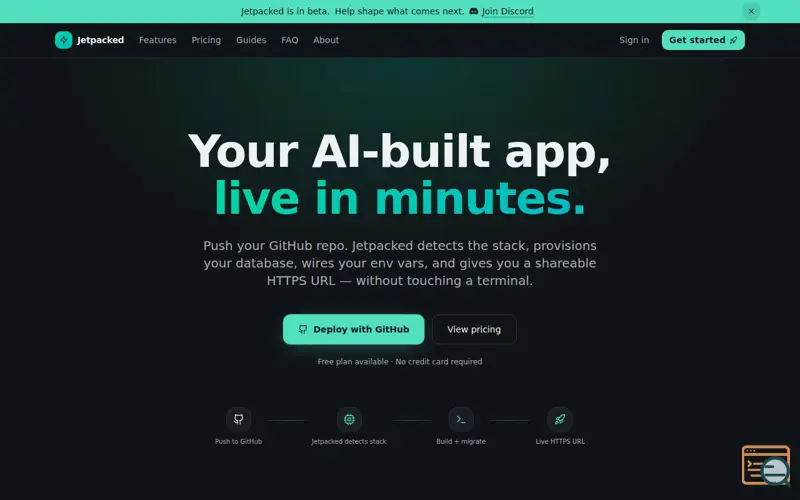 Screenshot of Jetpacked