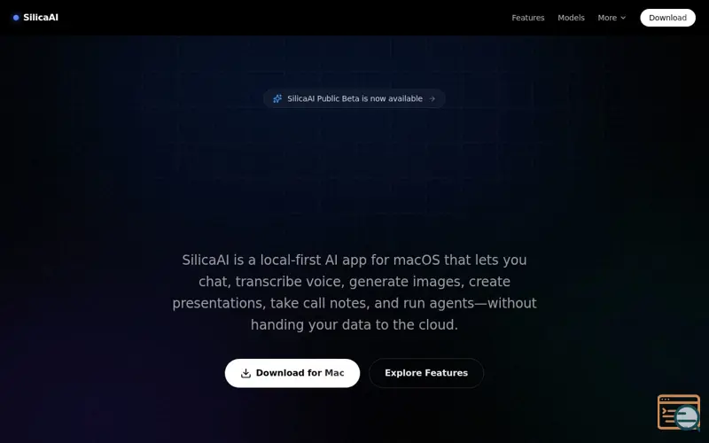 Screenshot of Silica