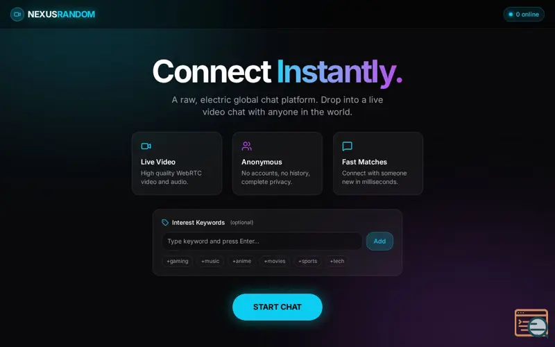 Screenshot of NexusRandom