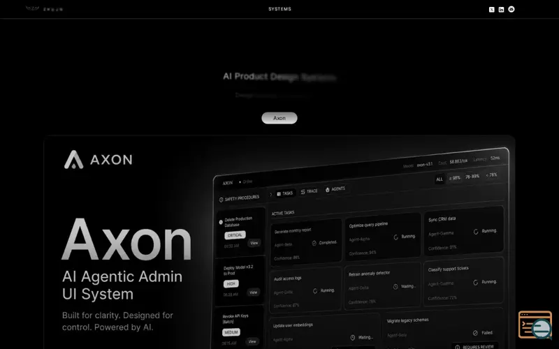 Screenshot of Axon