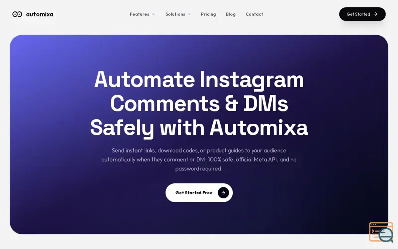 Screenshot of Automixa  AI Instagram Automation 