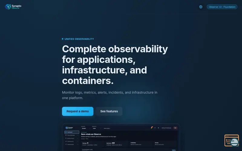 Screenshot of Synapto Observe 1.0