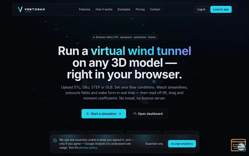 Screenshot of Ventorah