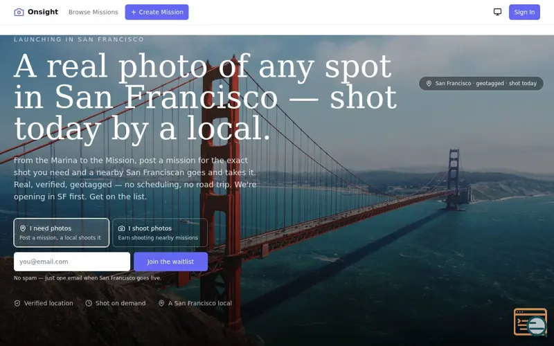Screenshot of Onsight