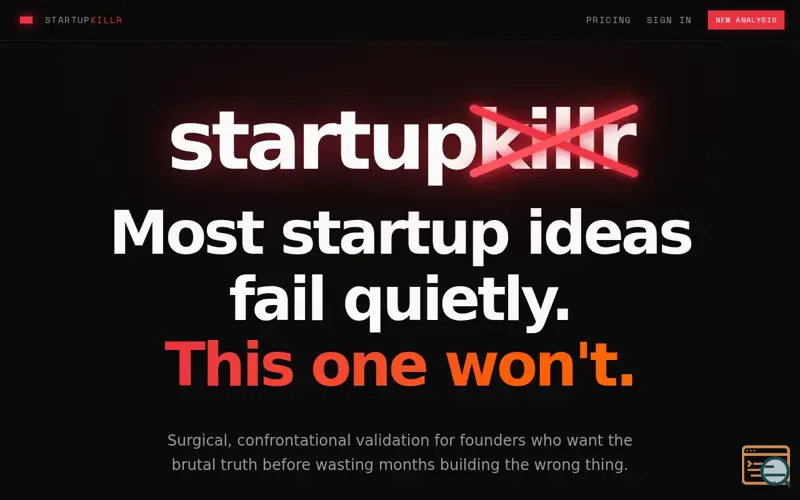 Screenshot of StartupKillr