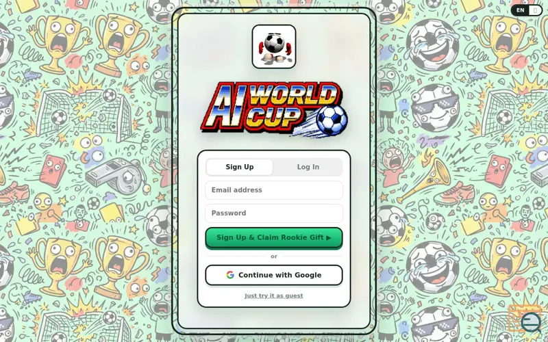 Screenshot of Aiworldcup