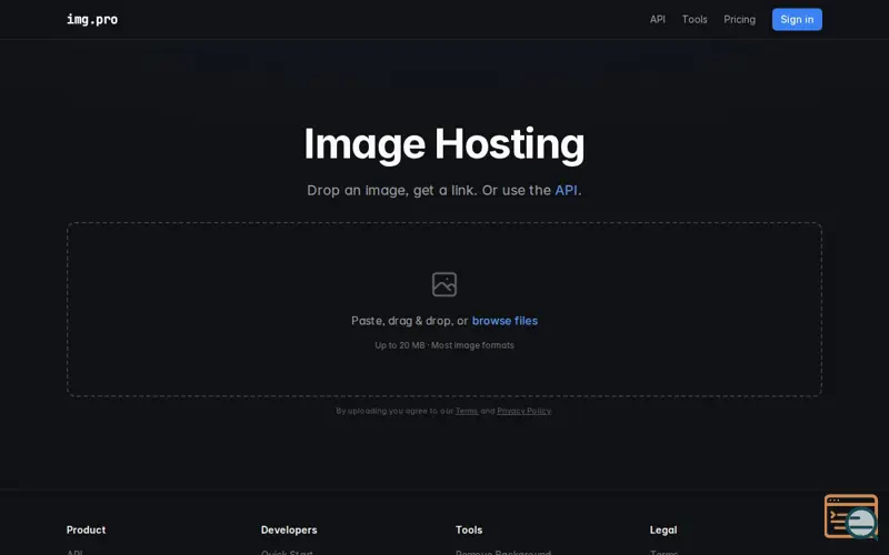 Screenshot of Img