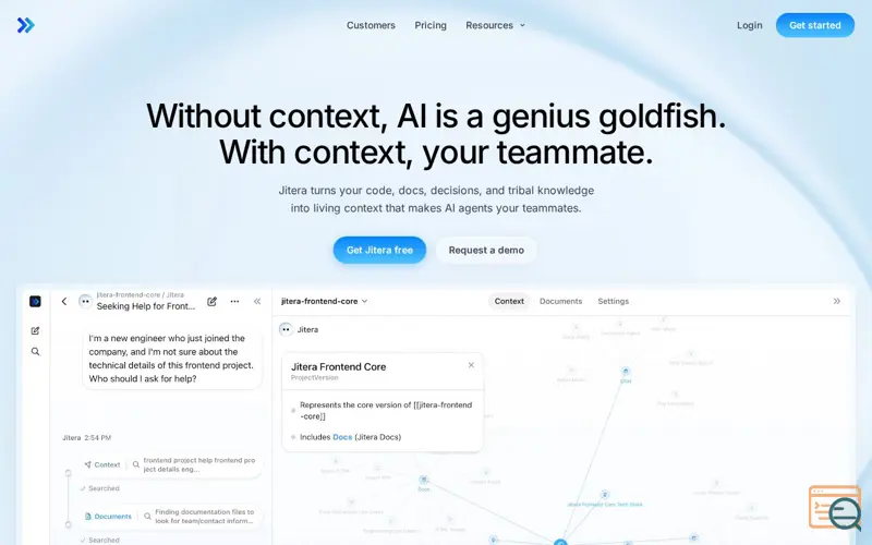 Screenshot of Jitera