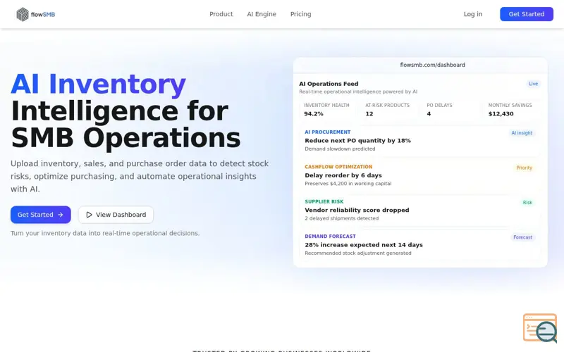 Screenshot of flowSMB