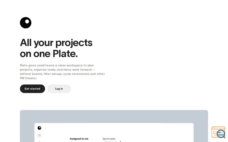 Screenshot of Plate