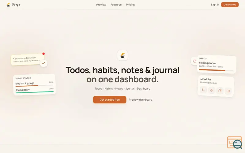 Screenshot of Forge
