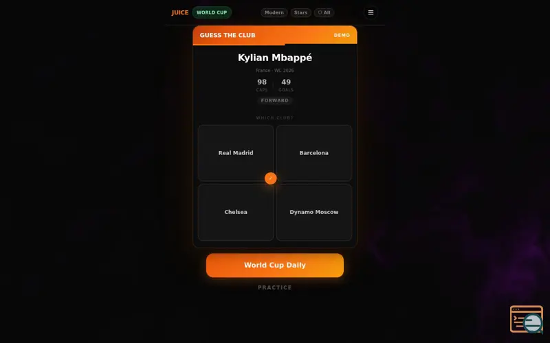 Screenshot of Juice