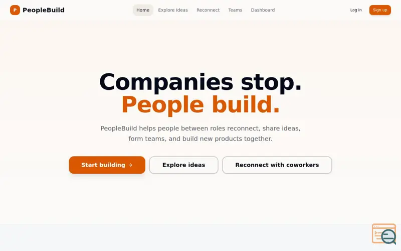 Screenshot of People.Build