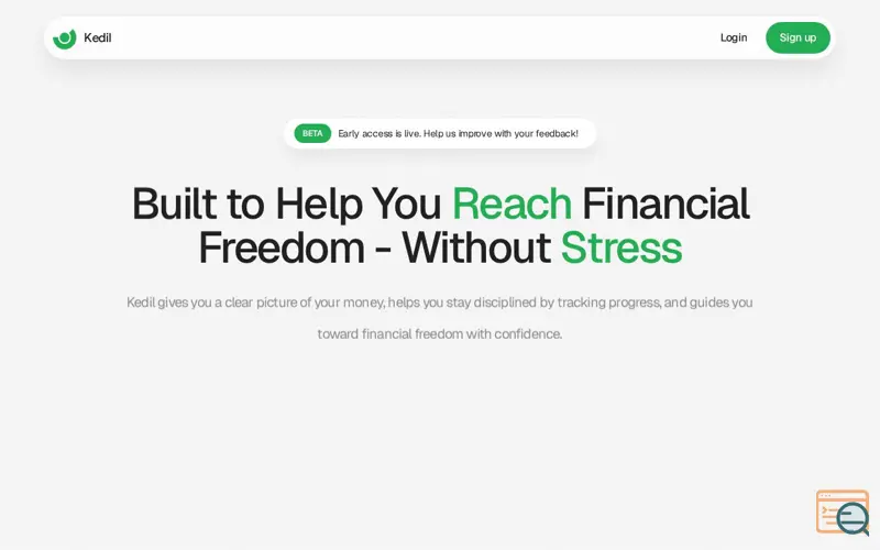 Screenshot of Kedil Money