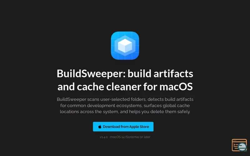 Screenshot of BuildSweeper