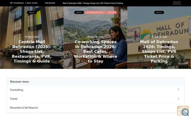Screenshot of Dehradun Insider