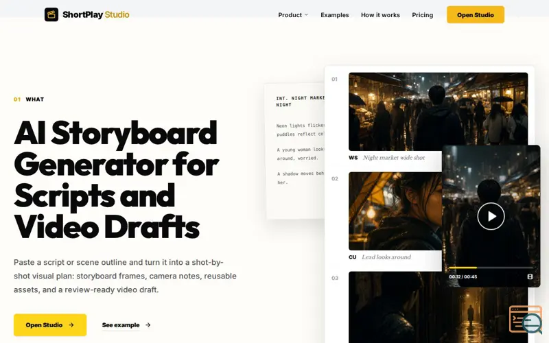 Screenshot of ShortPlay Studio