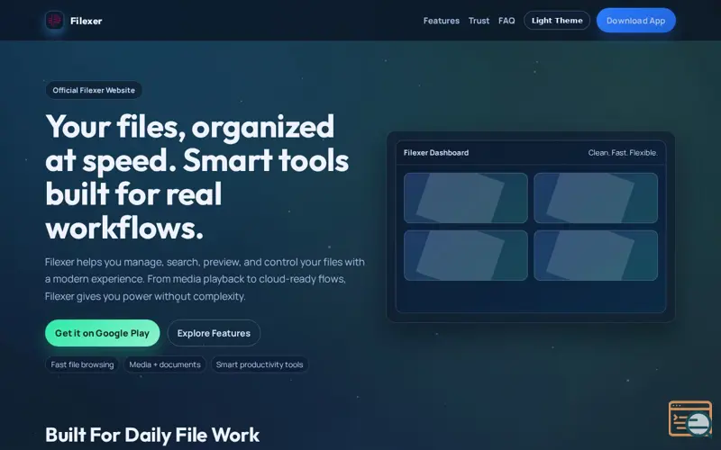 Screenshot of Filexer