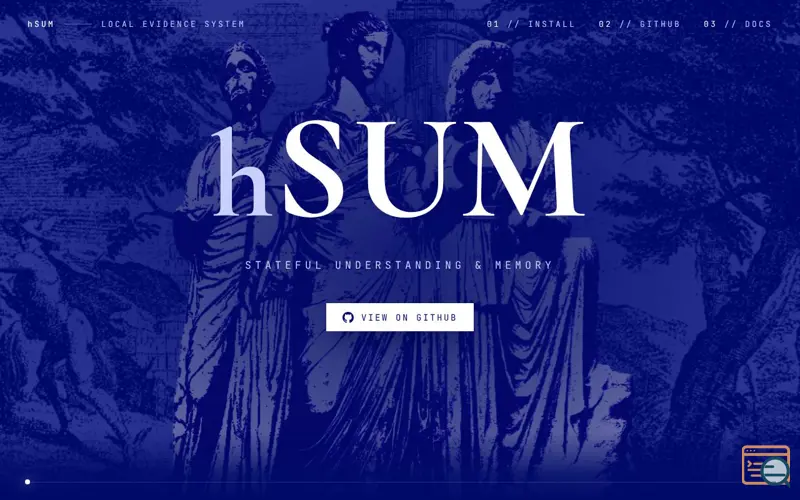 Screenshot of hSUM: Stateful Understanding & Memory