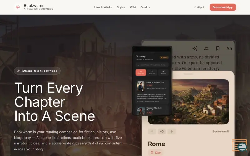 Screenshot of Bookworm